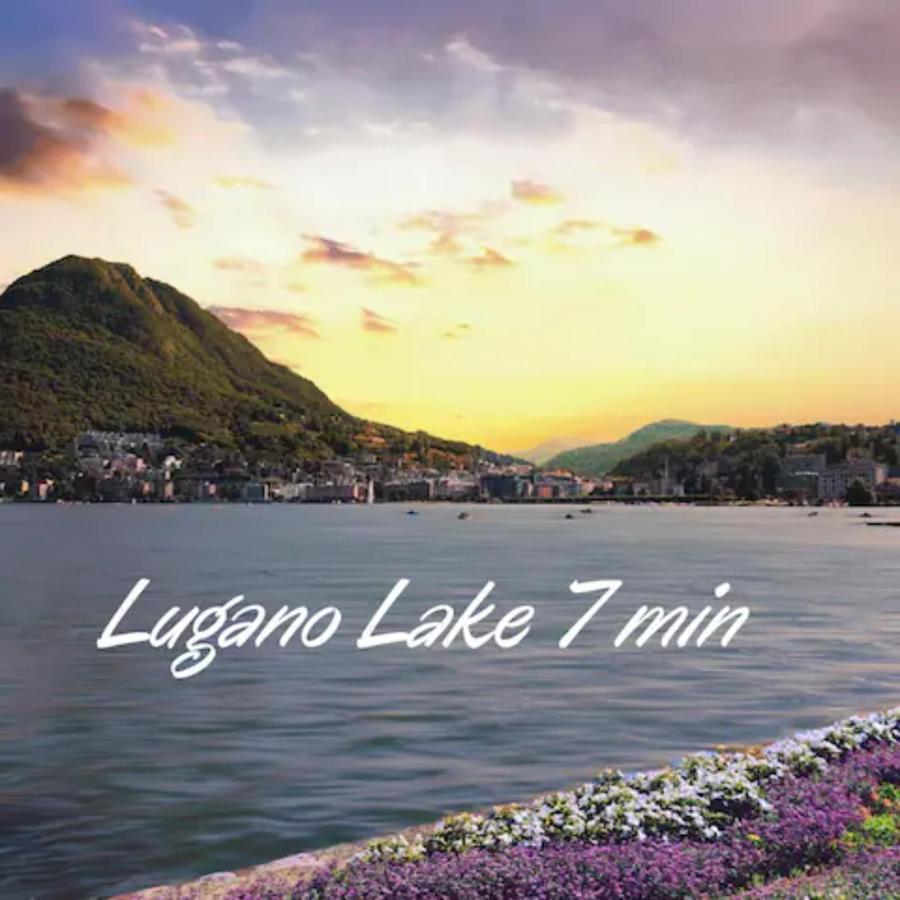 Modern Boho Style Suite In Lugano City -By Easylife Swiss エクステリア 写真